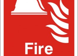 Fire point sign